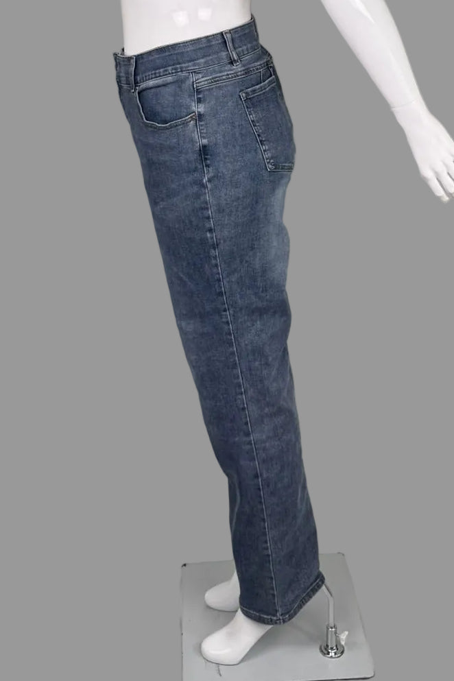 Tribal Jeans Sophia Curvy Straight Leg Jeans - Size 16