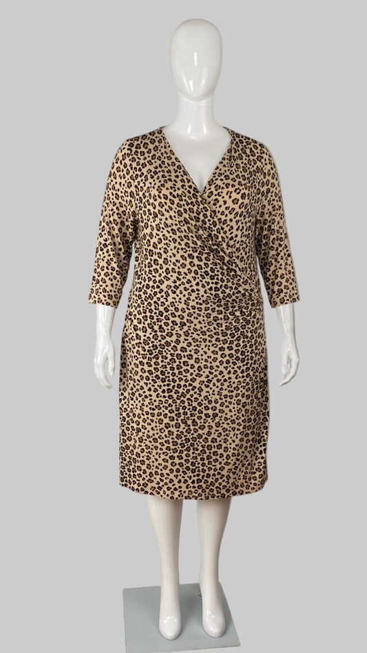 Tommy Bahama leopard print dress (XL)
